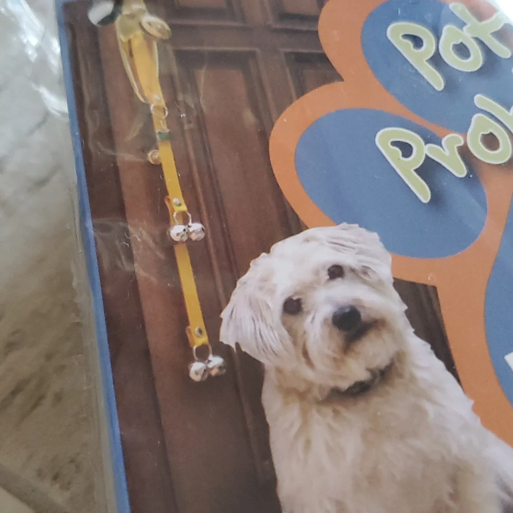 New Gray Dog Potty Training Door Bells Poochie Bells
